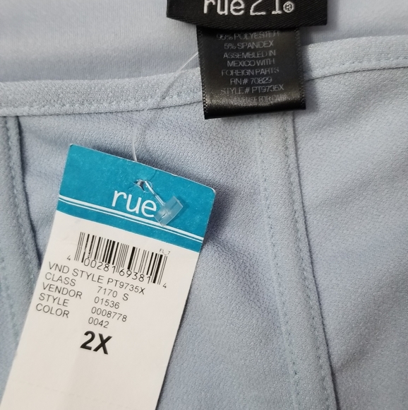 Pastel Blue Corset Top - Picture 4 of 4